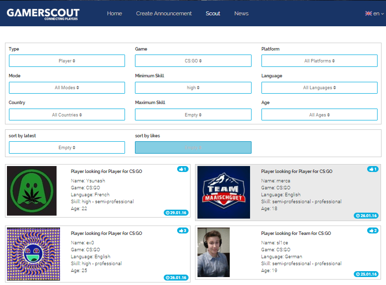gamerscout